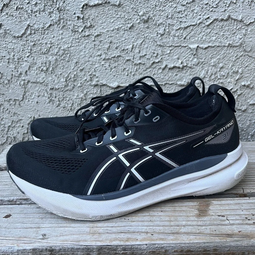 ASICS Shoes Men Size 12 Extra Wide Gel Kayano 31 Black White